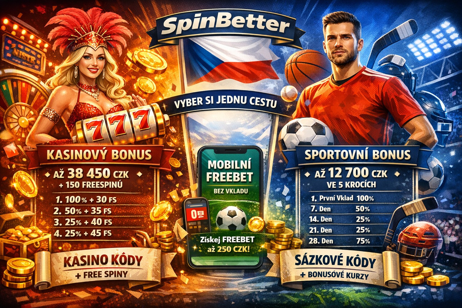 SpinBetter casino bonus
